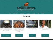 Tablet Screenshot of beaverdeceivers.com